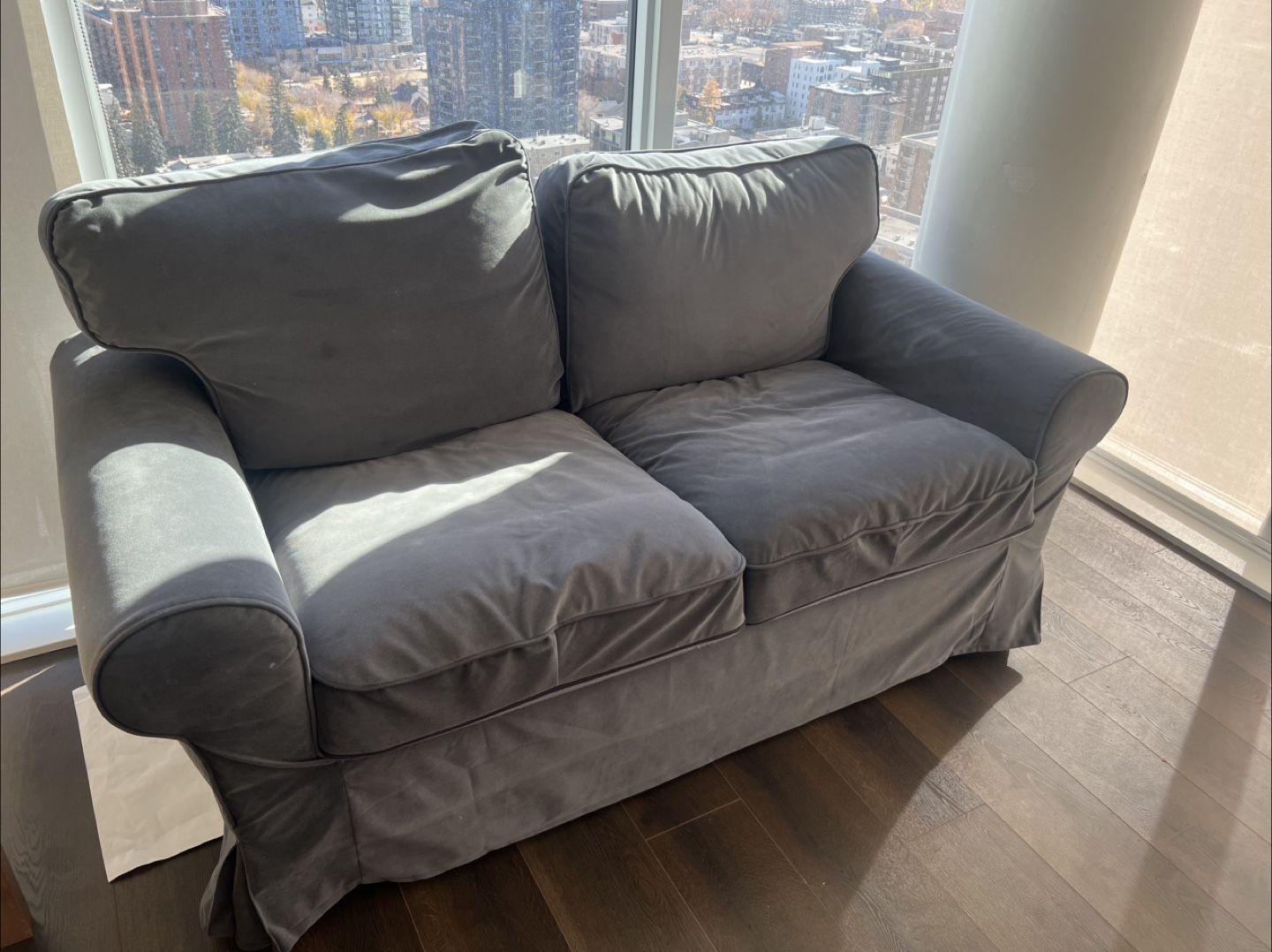 Grey Loveseat Sofa - IKEA