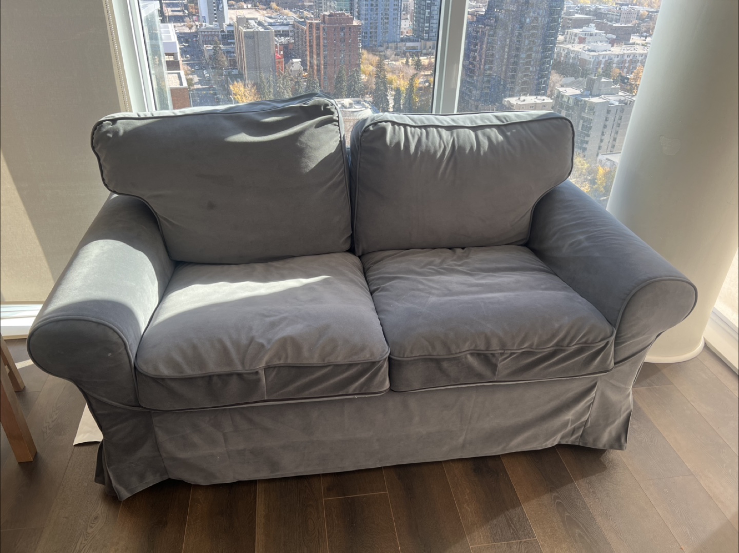 Grey Loveseat Sofa - IKEA - photo 2