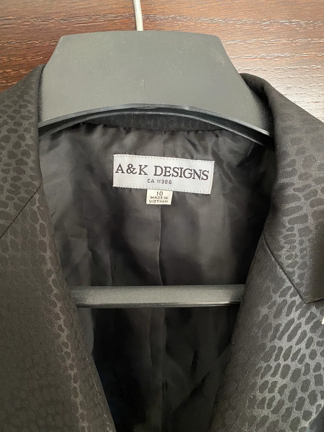 A&K Designs Black Blazer - Size 10 image indicator(2)