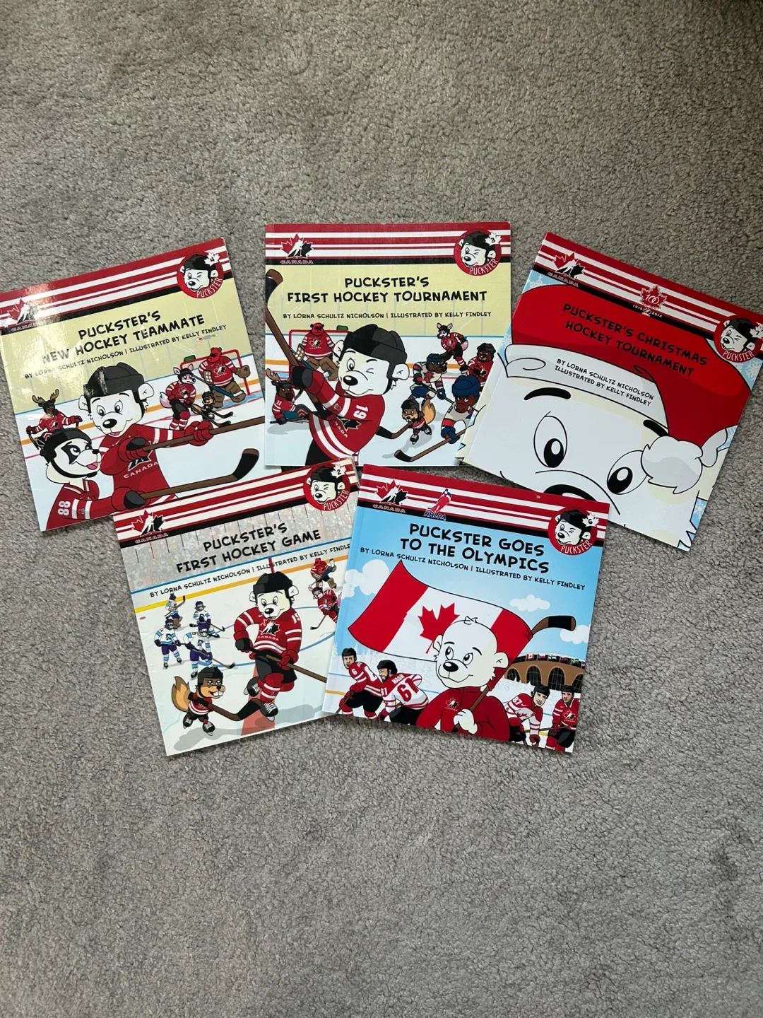 Puckster's Hockey Books - Lot of 5 thumbnail
