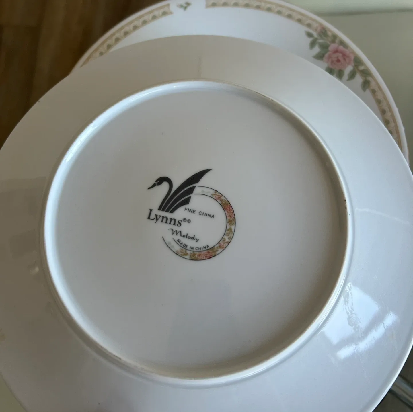 Lynns Melody Fine China Plate Set image indicator(2)