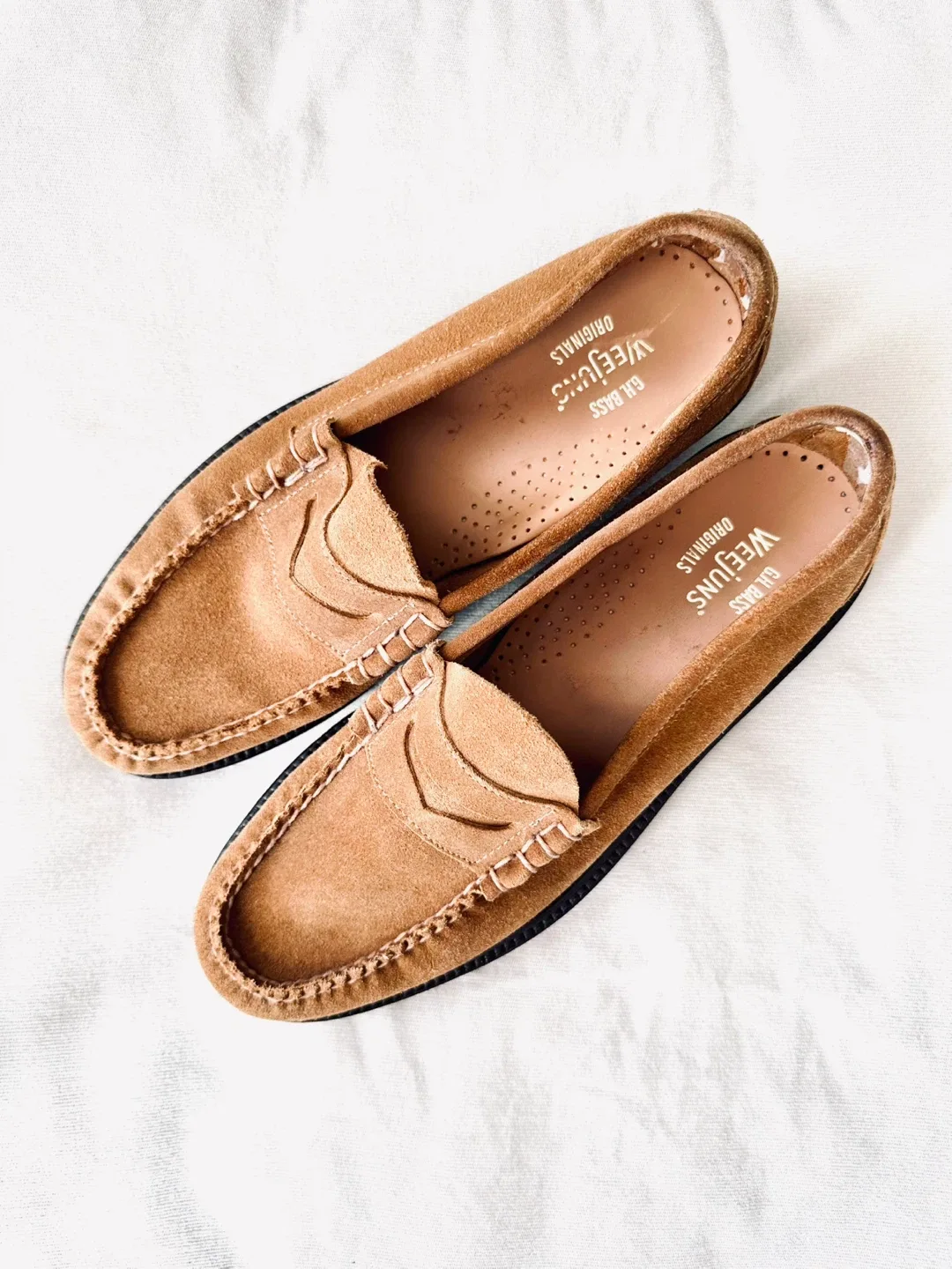 G.H. Bass Weejuns Larson Suede Loafers thumbnail