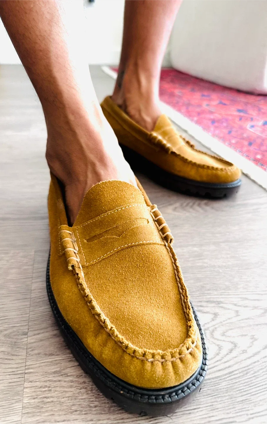 G.H. Bass Weejuns Larson Suede Loafers image indicator(2)