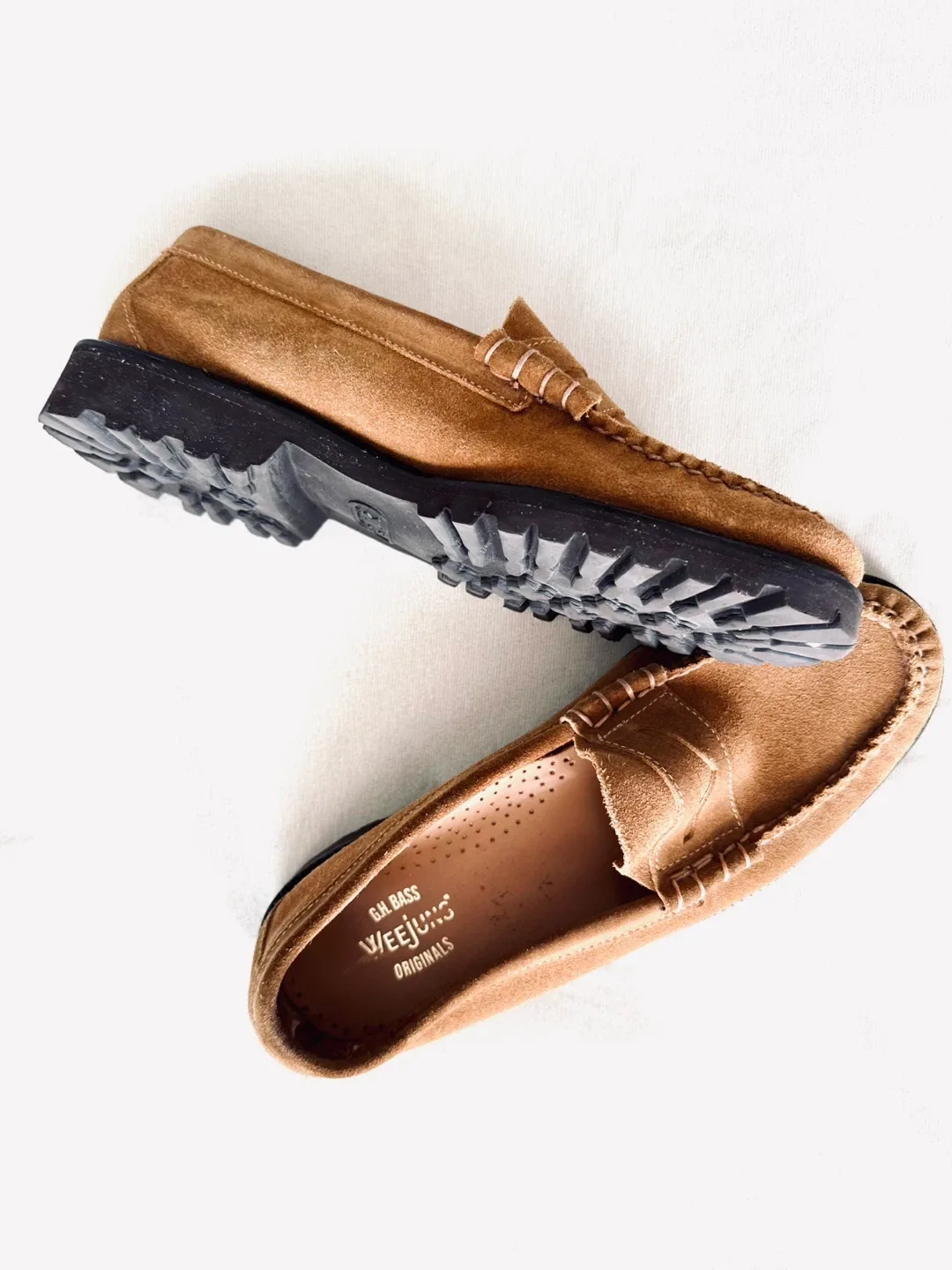 G.H. Bass Weejuns Larson Suede Loafers image indicator(3)