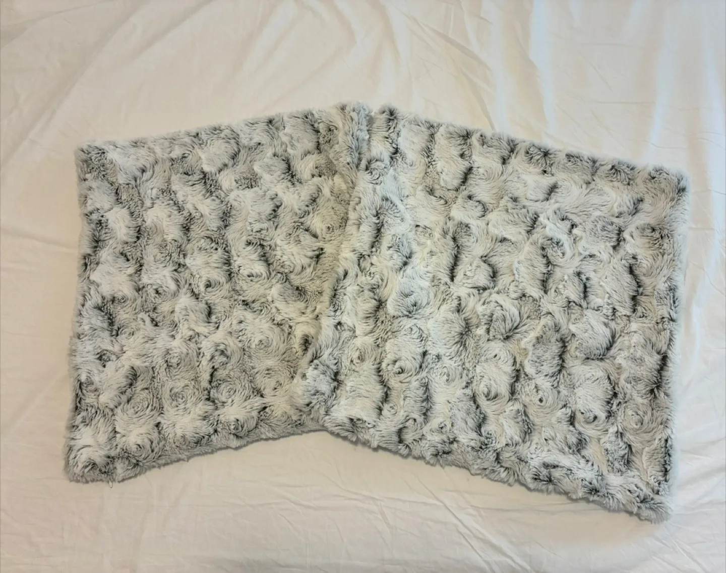 NEW fluffy throw pillow covers thumbnail