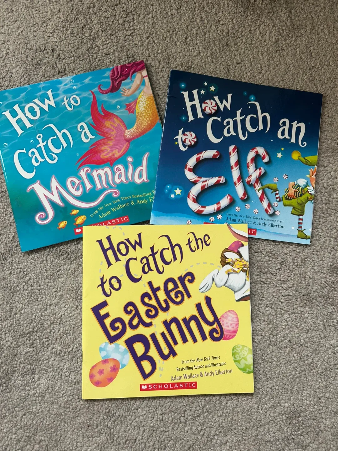 How to Catch a Mermaid, Elf, Easter Bunny Book Set thumbnail