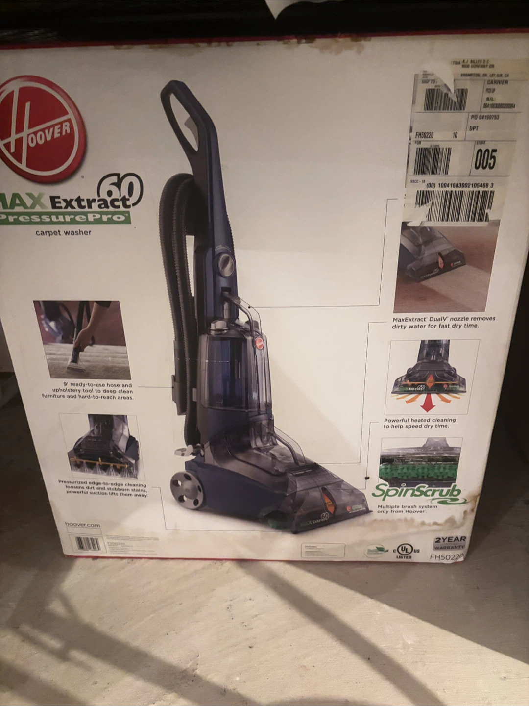 Hoover Max Extract Pressure Pro Carpet Washer