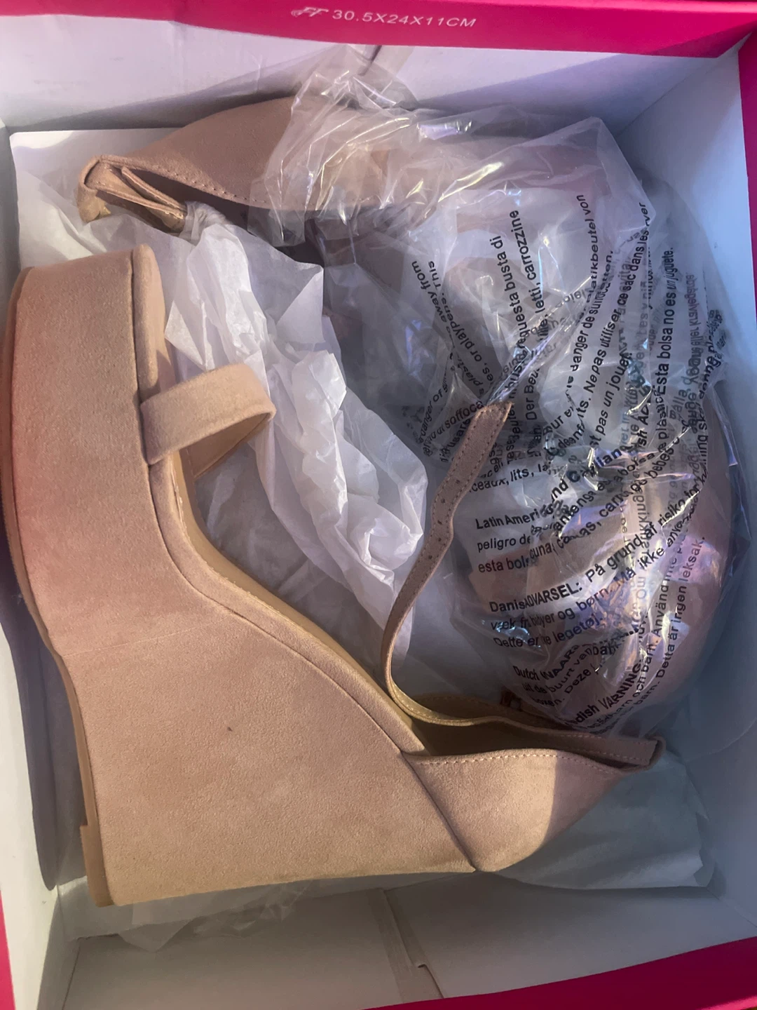 Platform Wedge Sandals - Size Unknown