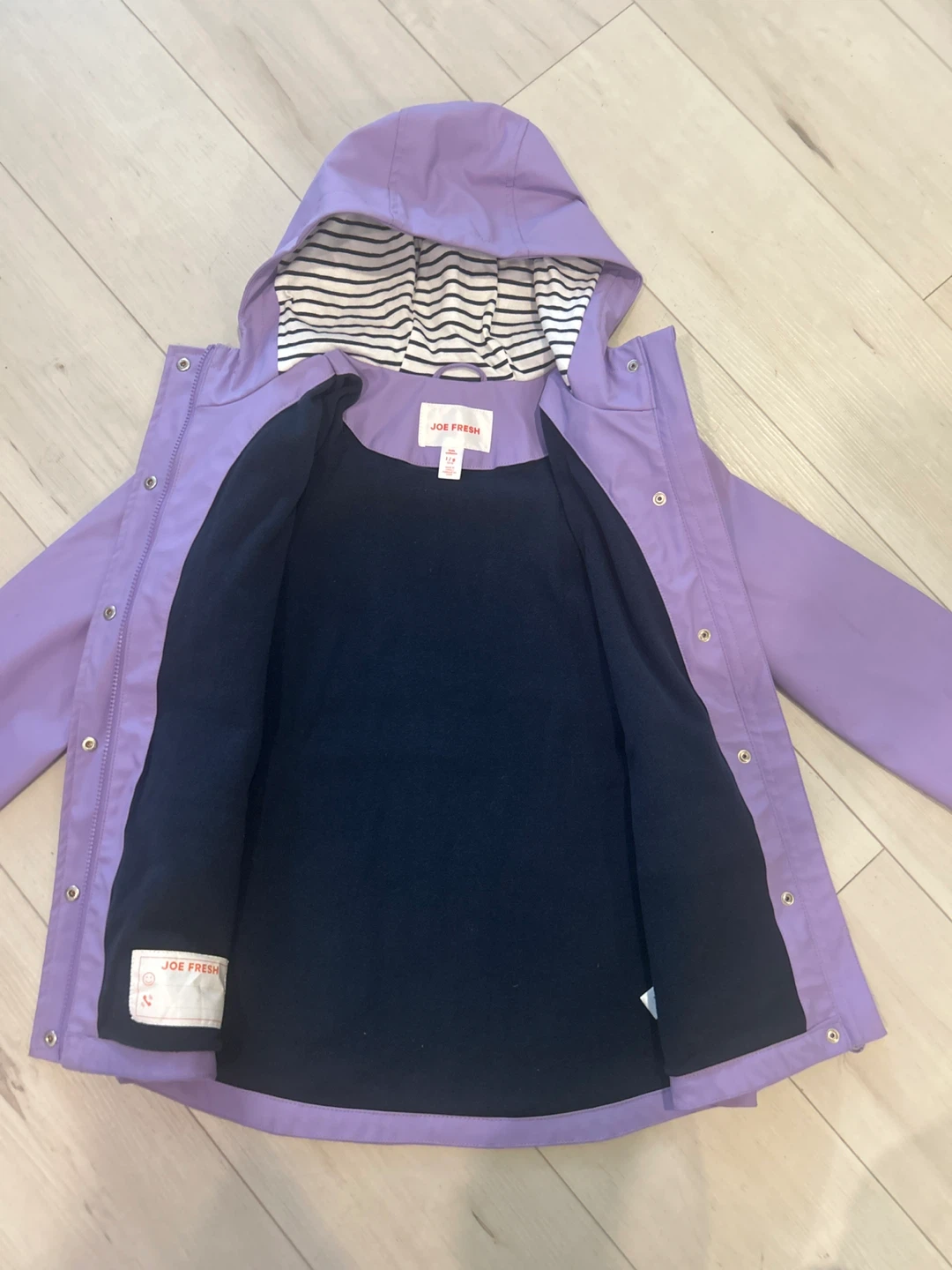 Joe Fresh Kids' Purple Raincoat - Size l/g (10-12) - photo 2