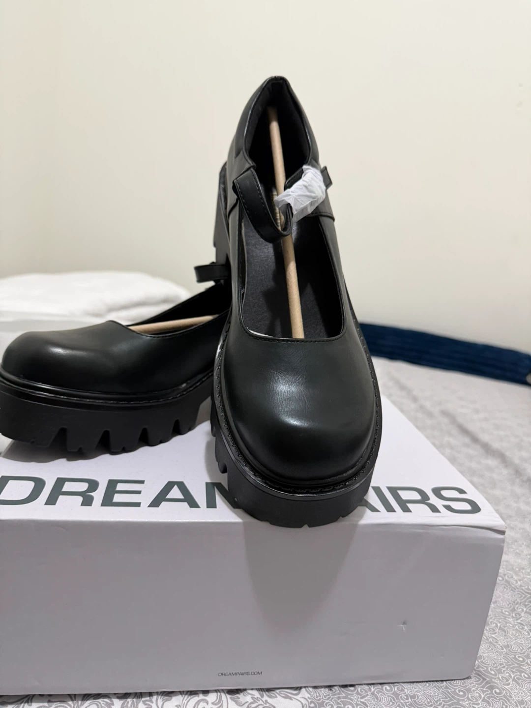 Dream Pairs Black Platform Mary Janes - photo 2