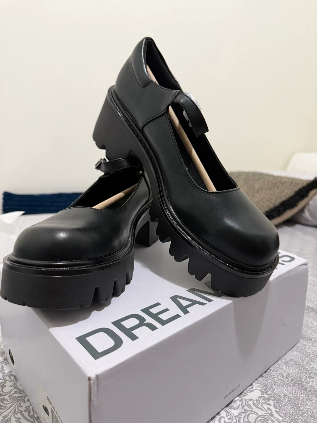 Dream Pairs Black Platform Mary Janes - photo 3