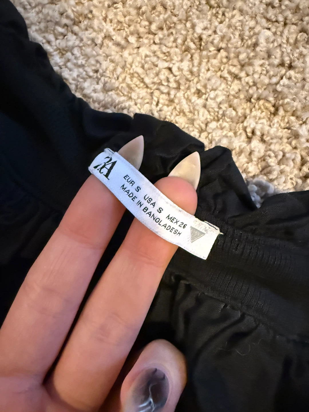 Zara Black Mini Dress - photo 3
