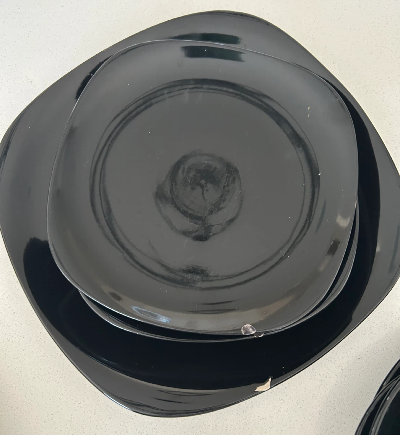 Black Dinnerware Set - Plates and Bowls - photo 3