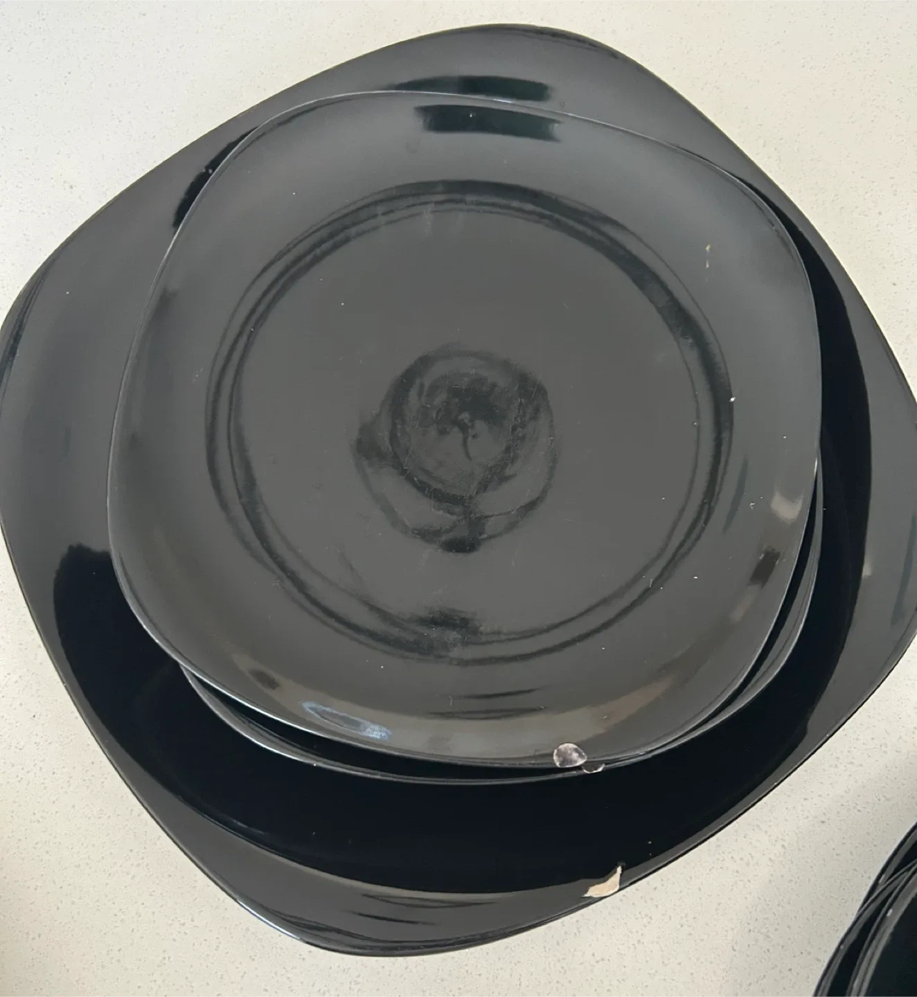 Black Dinnerware Set - Plates and Bowls image indicator(3)