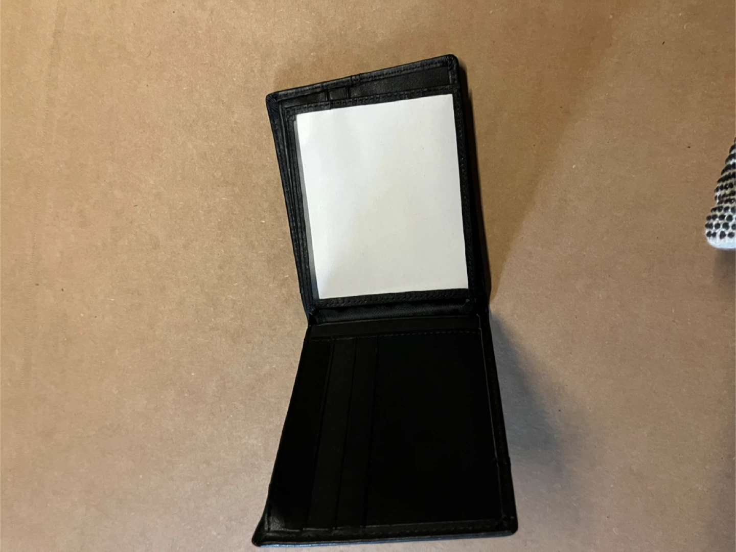 Black Leather Wallet - photo 5