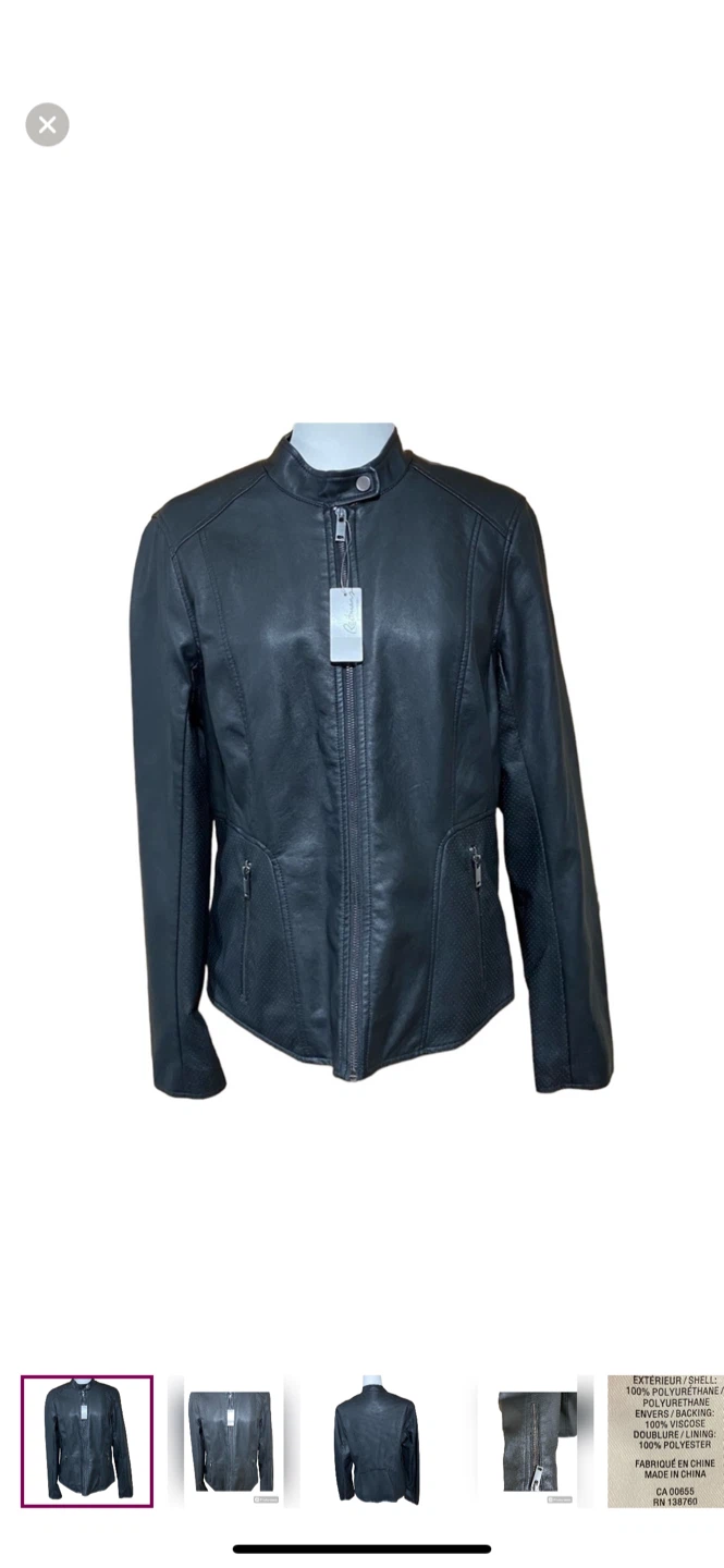 Women’s black jacket size large