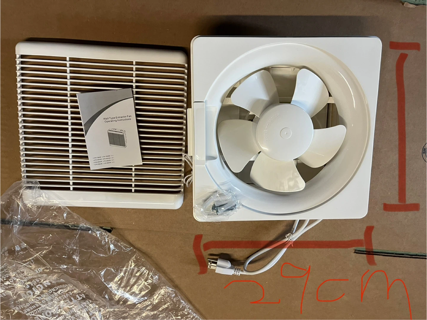 Wall Type Extractor Fan - White - photo 2