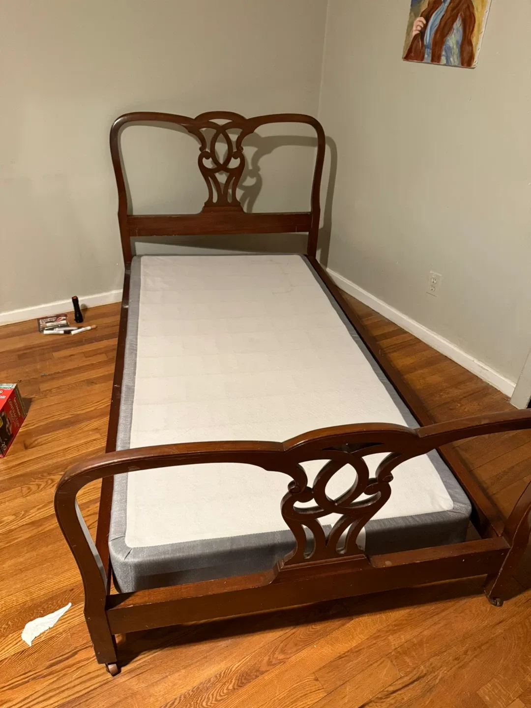 Two Wooden Bed Frames thumbnail