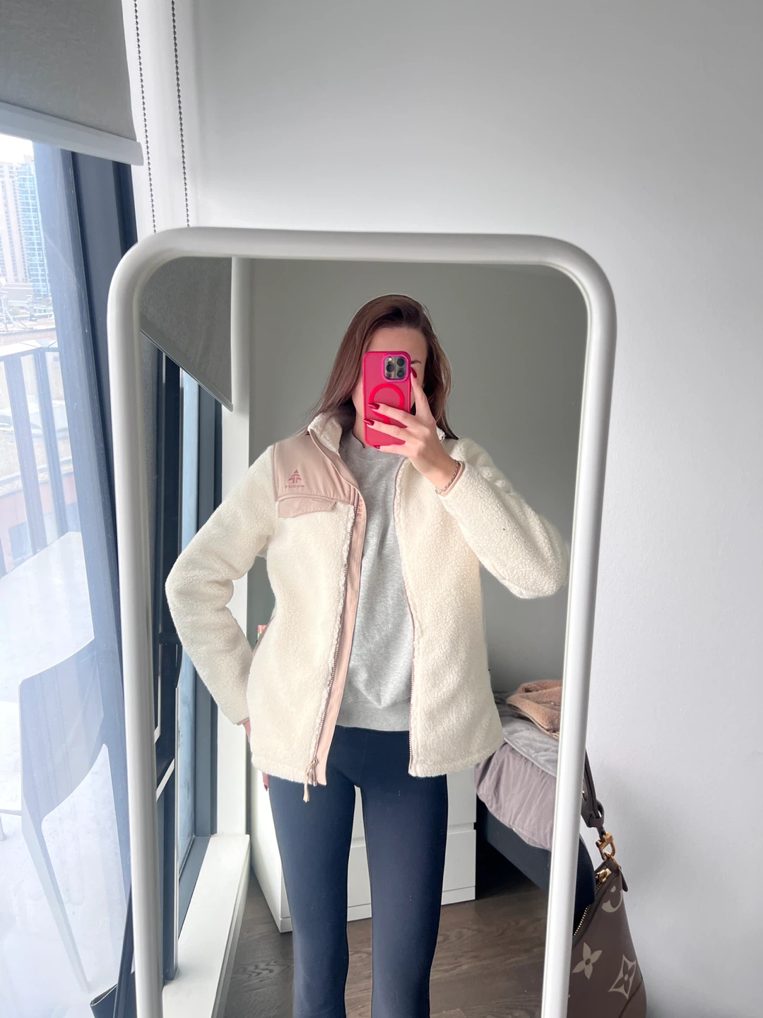 Woods Cream Fleece Jacket - Size L