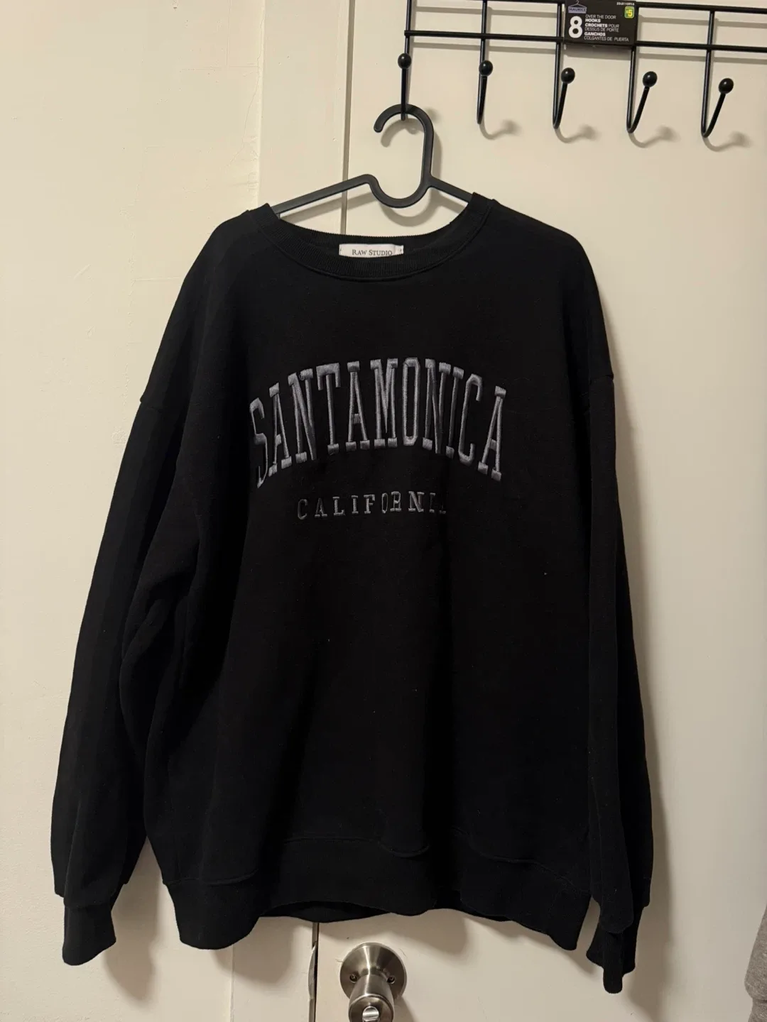RAW STUDIO Santa Monica Black Sweatshirt thumbnail