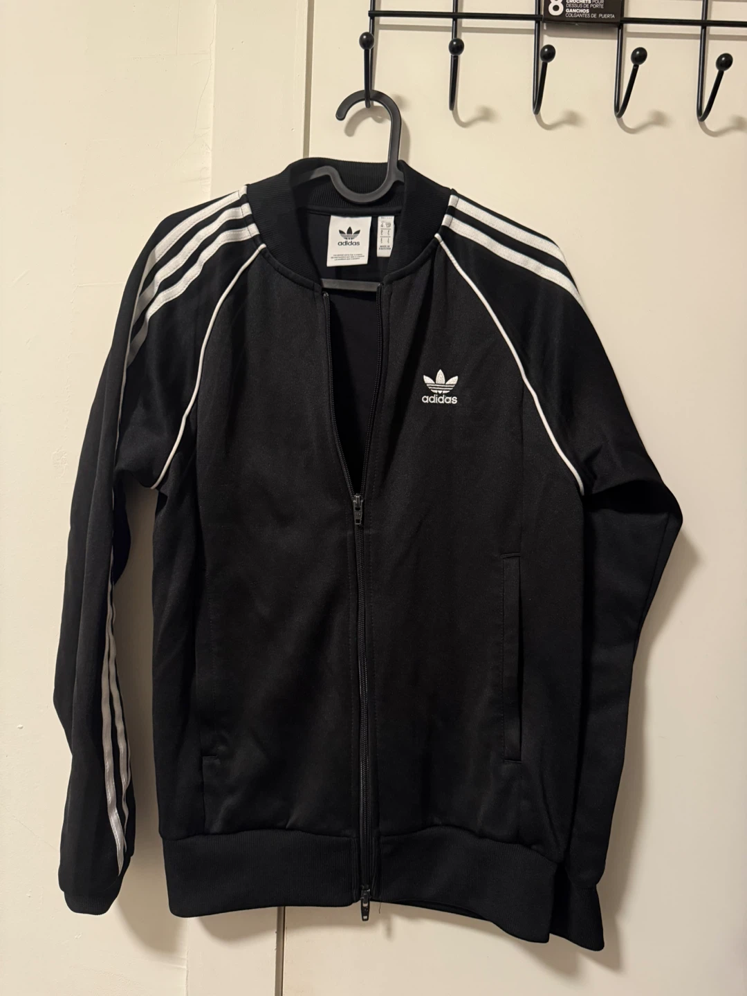 Adidas Black Track Jacket Size S