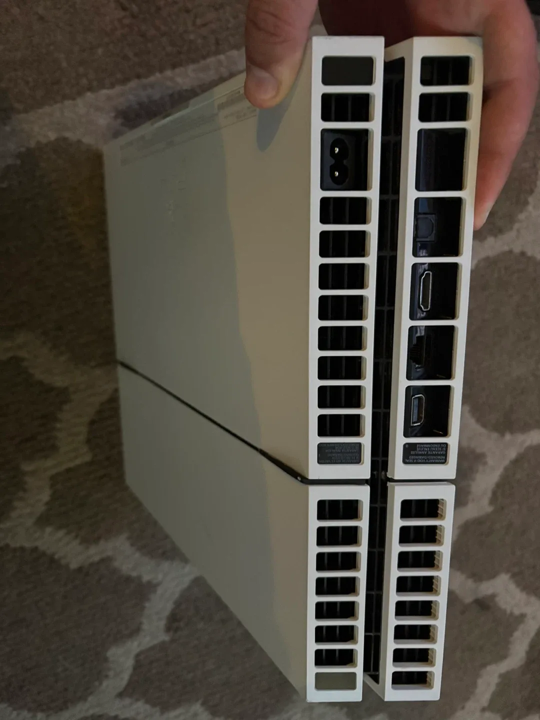 Sony PlayStation 4 (PS4) White Console -W/ 5 games+2 controllers image indicator(2)