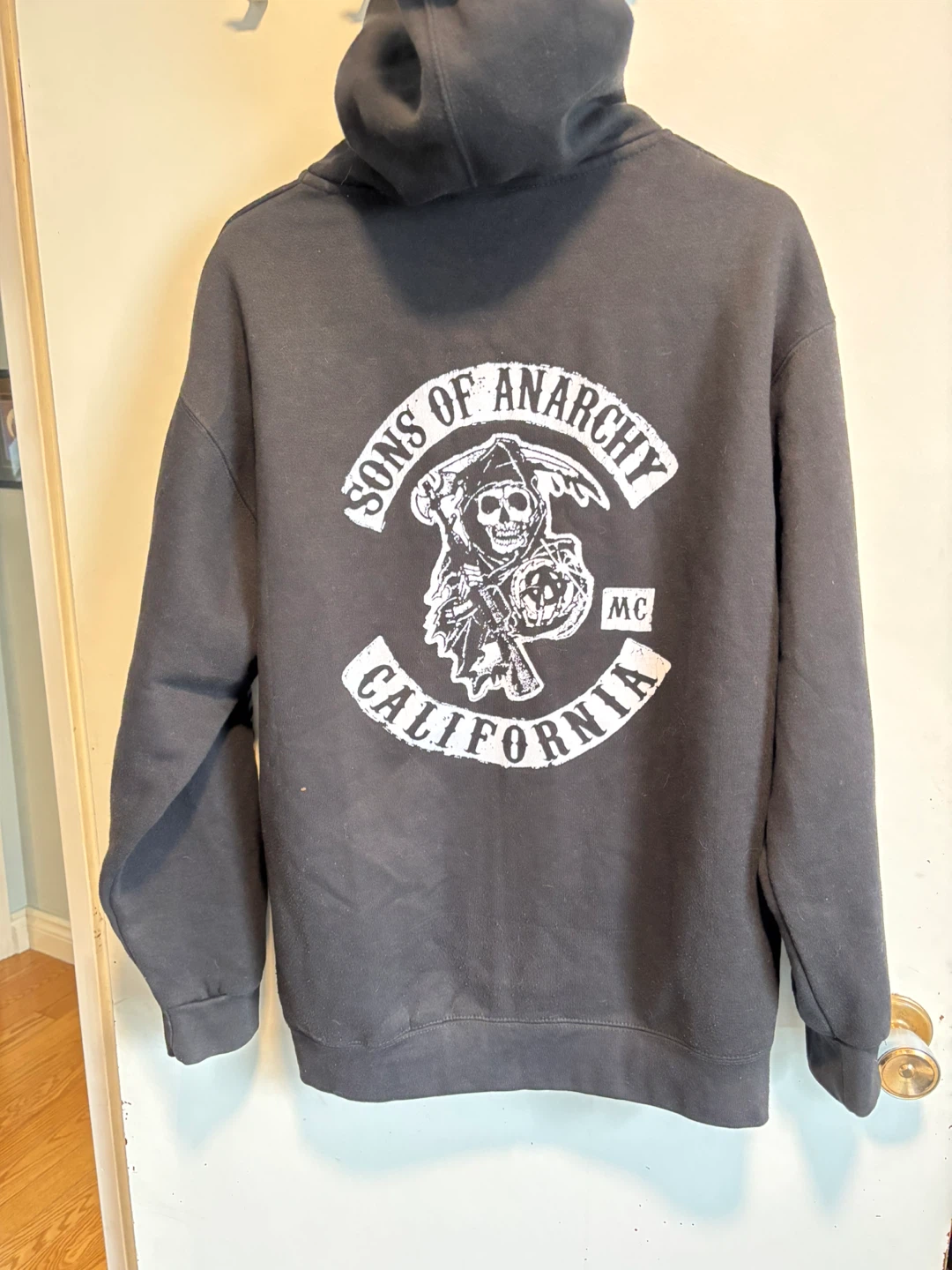 Sons of Anarchy Black Hoodie size large - photo 2