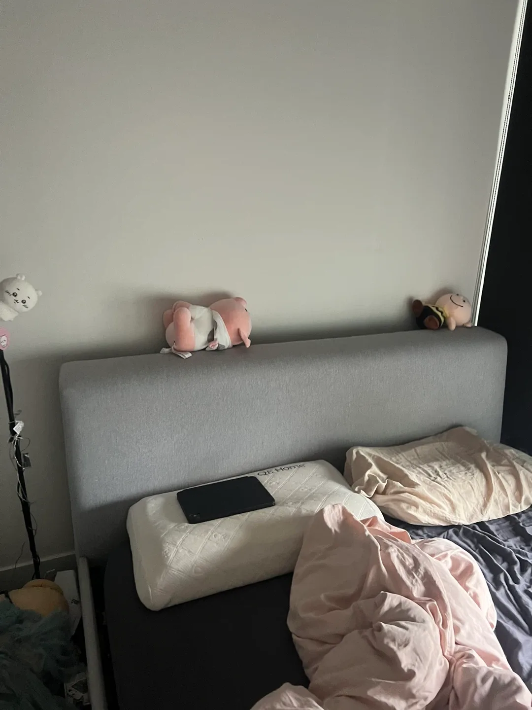 Grey Bed Frame - Queen size thumbnail