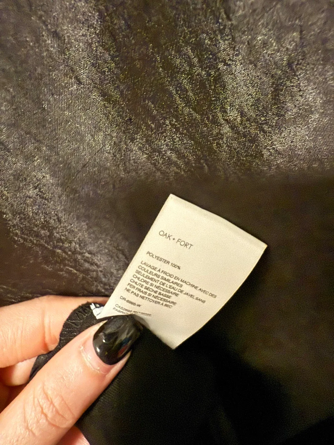 Oak + Fort Black Dress - Size XS image indicator(4)