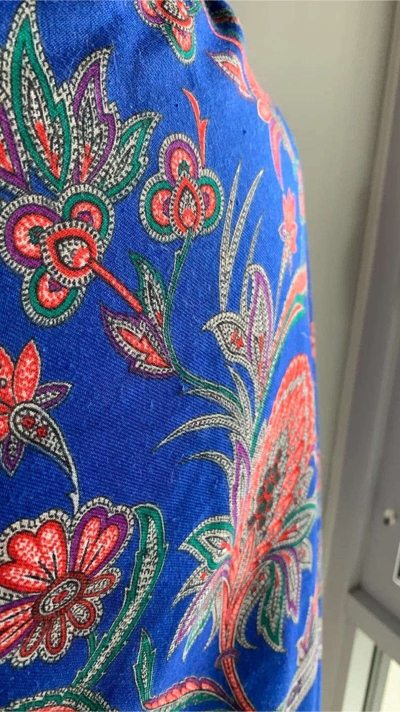 Vintage Floral Pashmina Shawl image indicator(4)