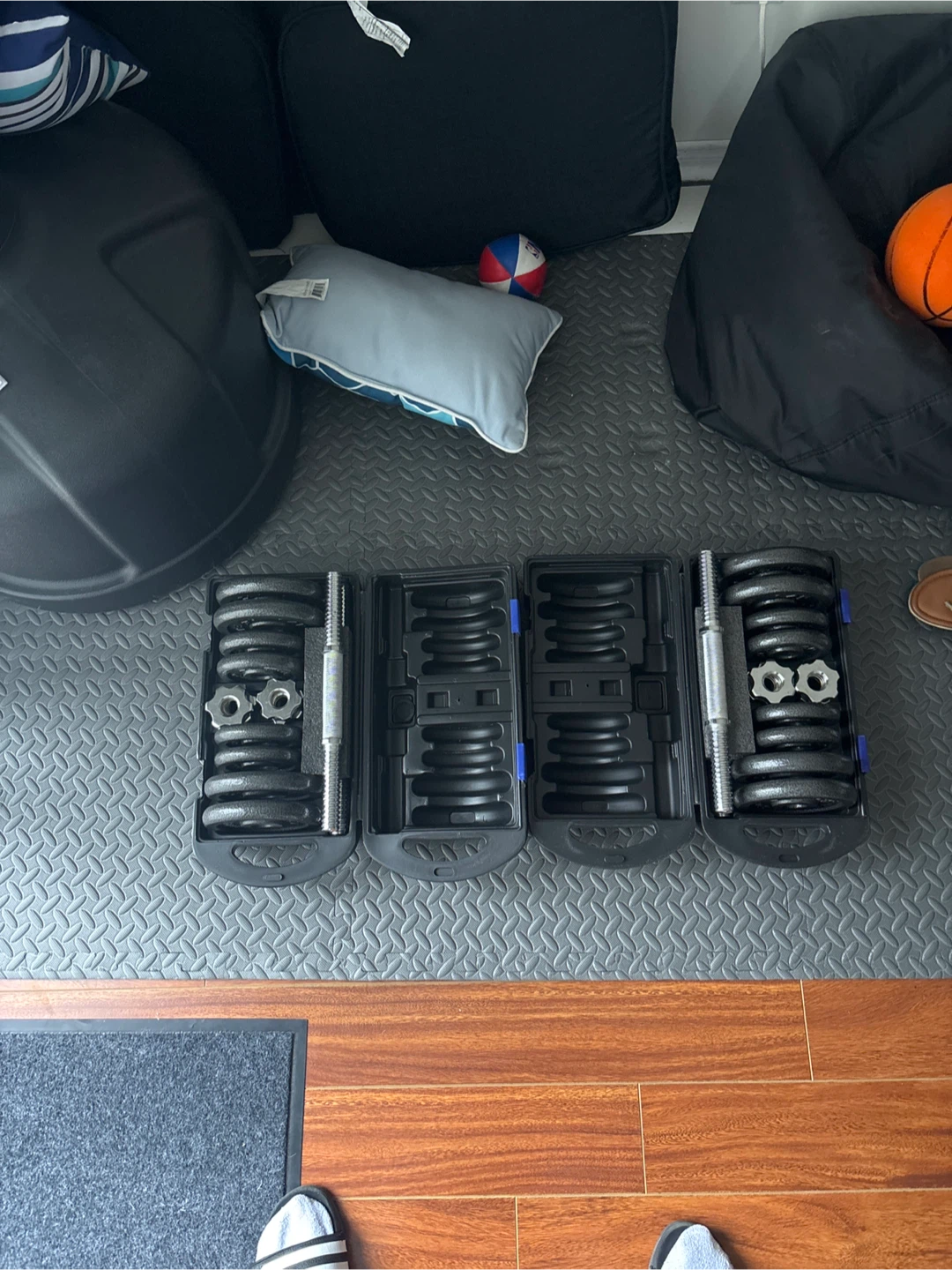 CAP Strength 40lb Adjustable Dumbbell Set