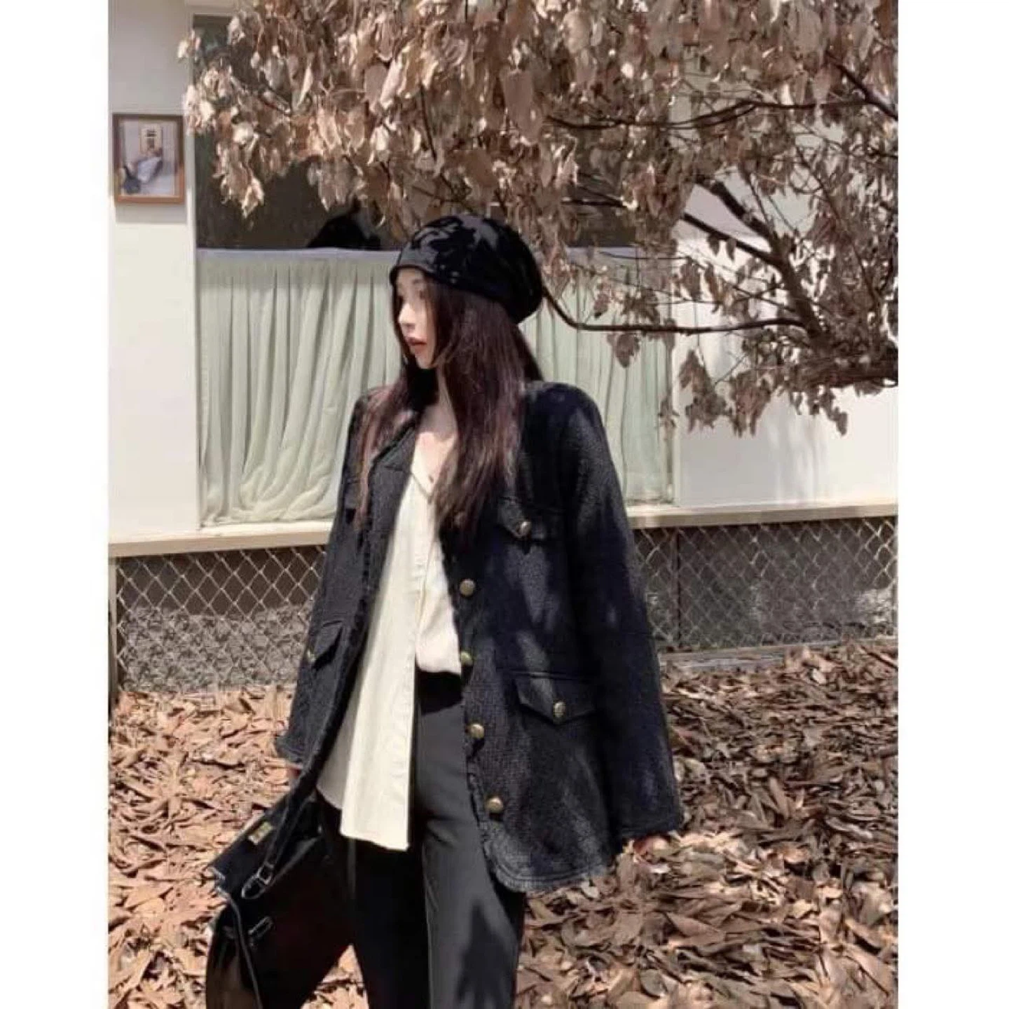 Black Tweed Jacket - photo 3
