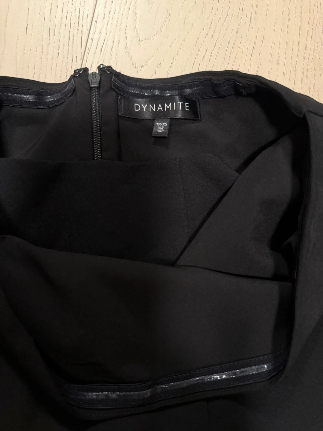 Dynamite Black Strapless Dress - Size TP/XS - photo 3