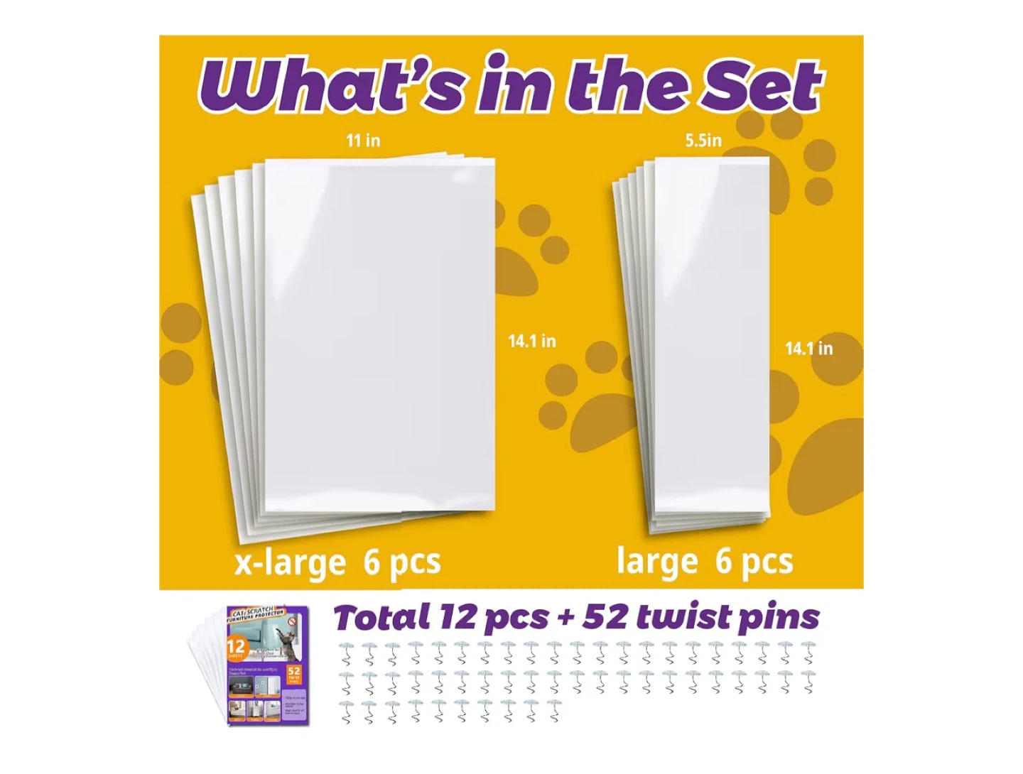 Auntie Kat scratching furniture protector two pack - photo 3