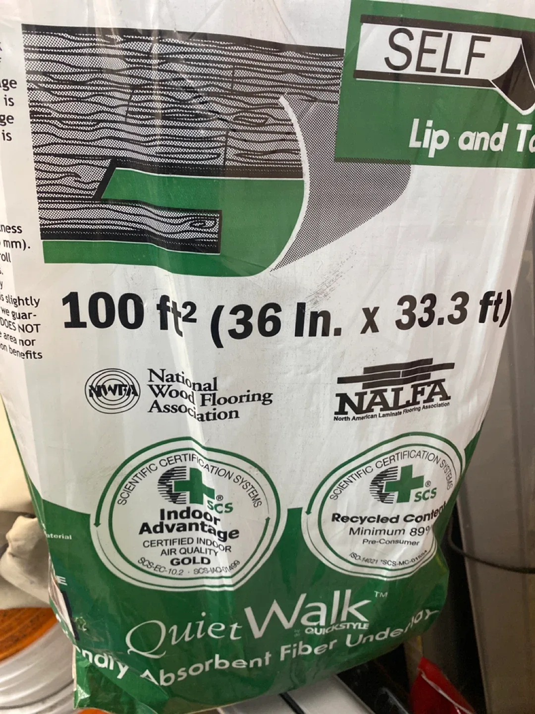 QuietWalk Quickstyle Underlayment 100 sq ft image indicator(3)