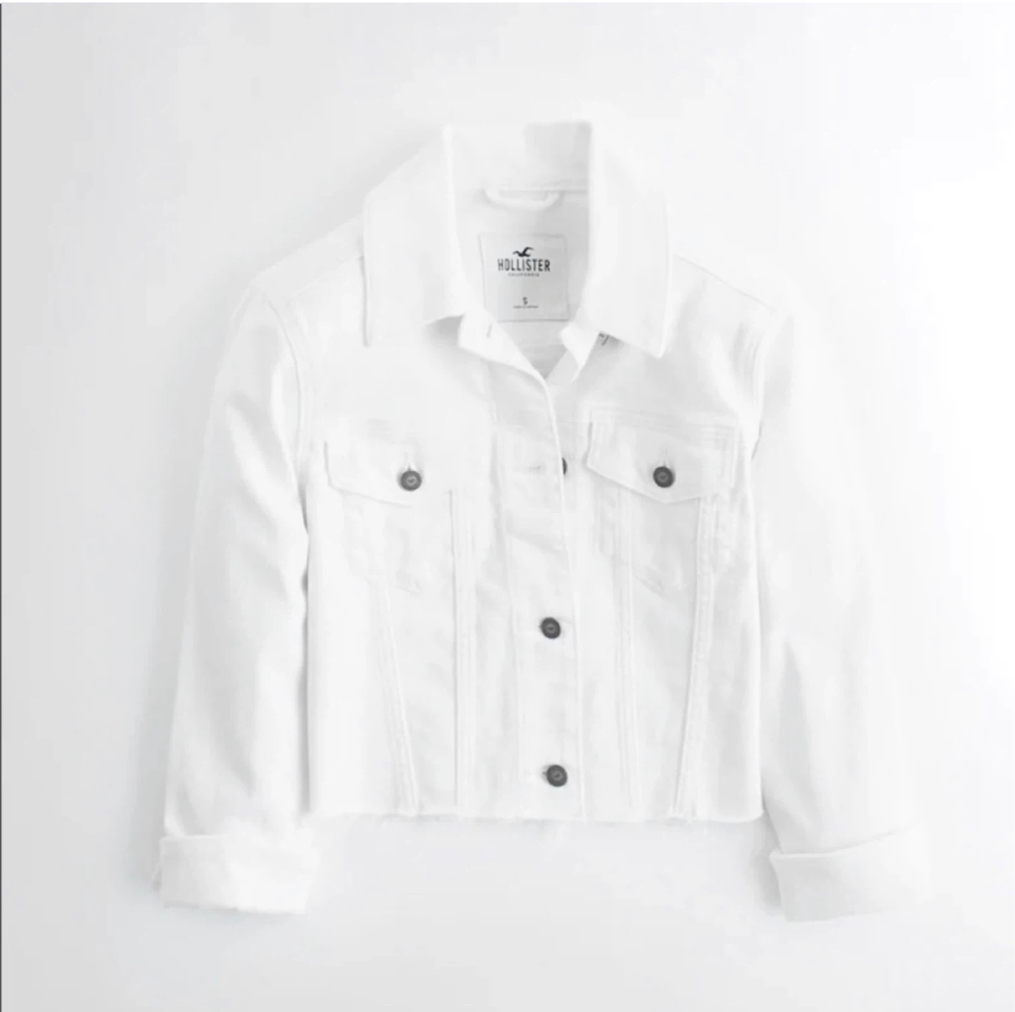 CROPPED DENIM JACKET from Hollister