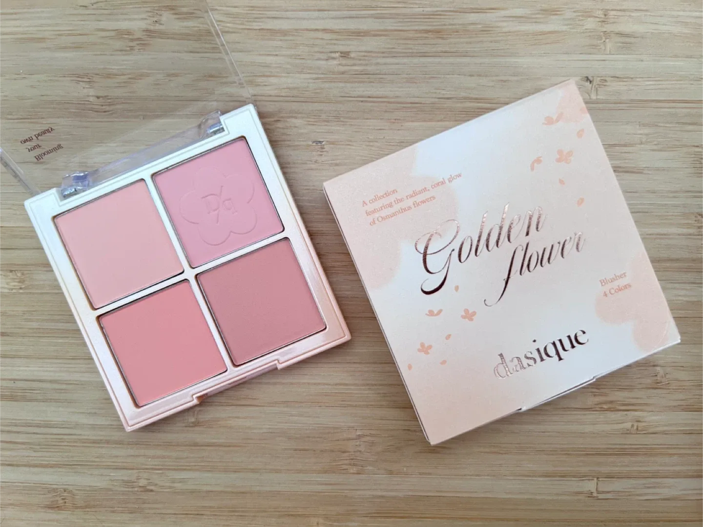 Dasique Golden Flower Blusher Palette - 4 Colors thumbnail