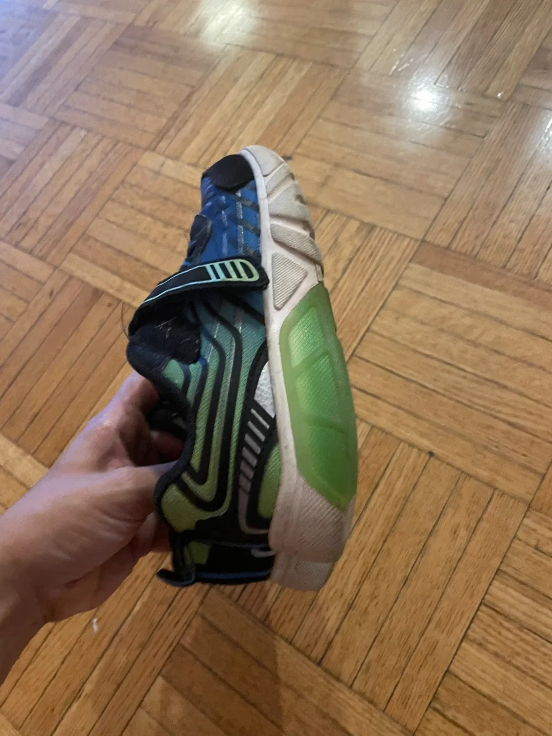 Kids Blue & Black Sneakers image indicator(3)