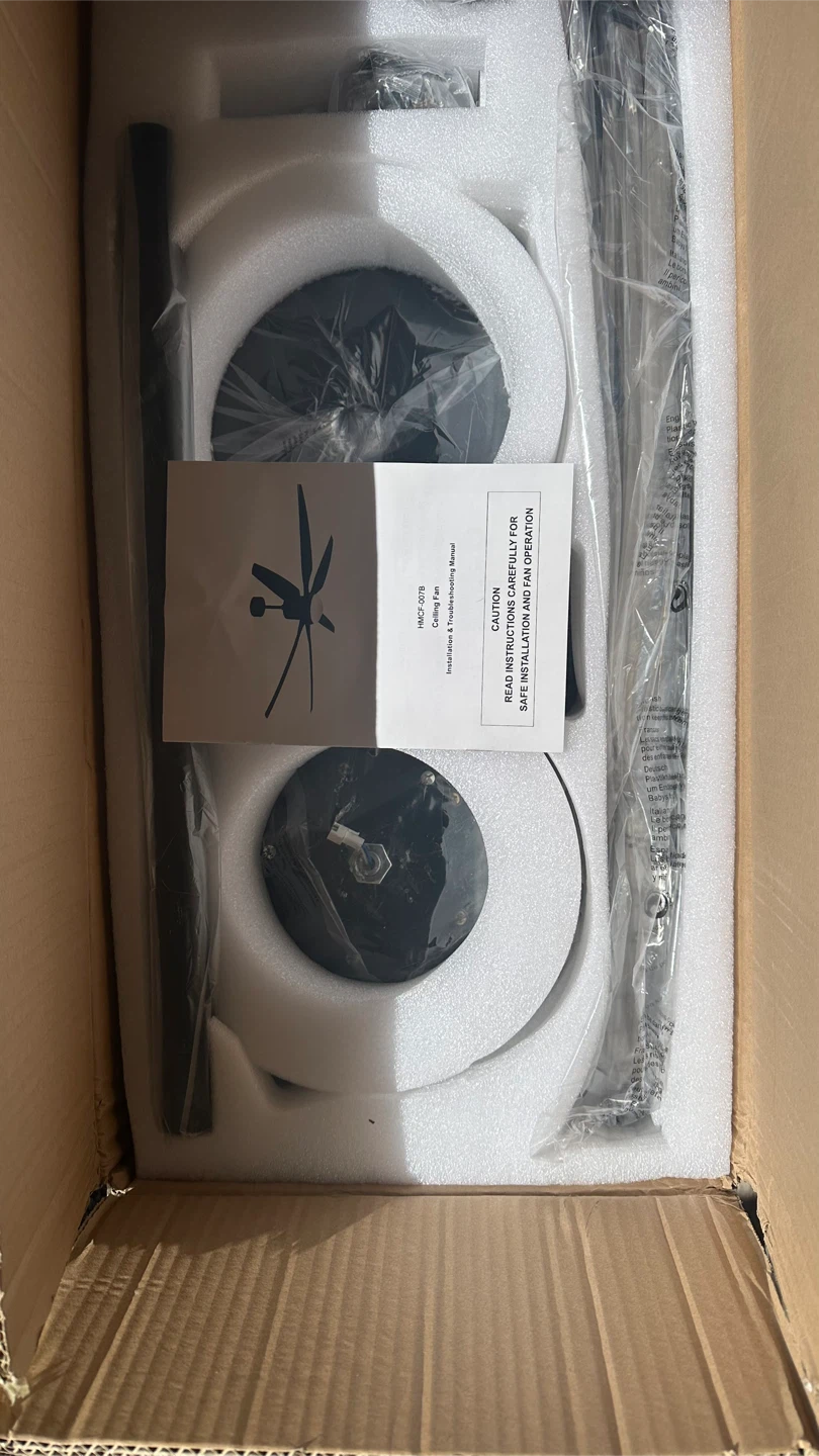 Ohniyou 66" Black Indoor, Outdoor Ceiling Fan - NEW! - photo 5