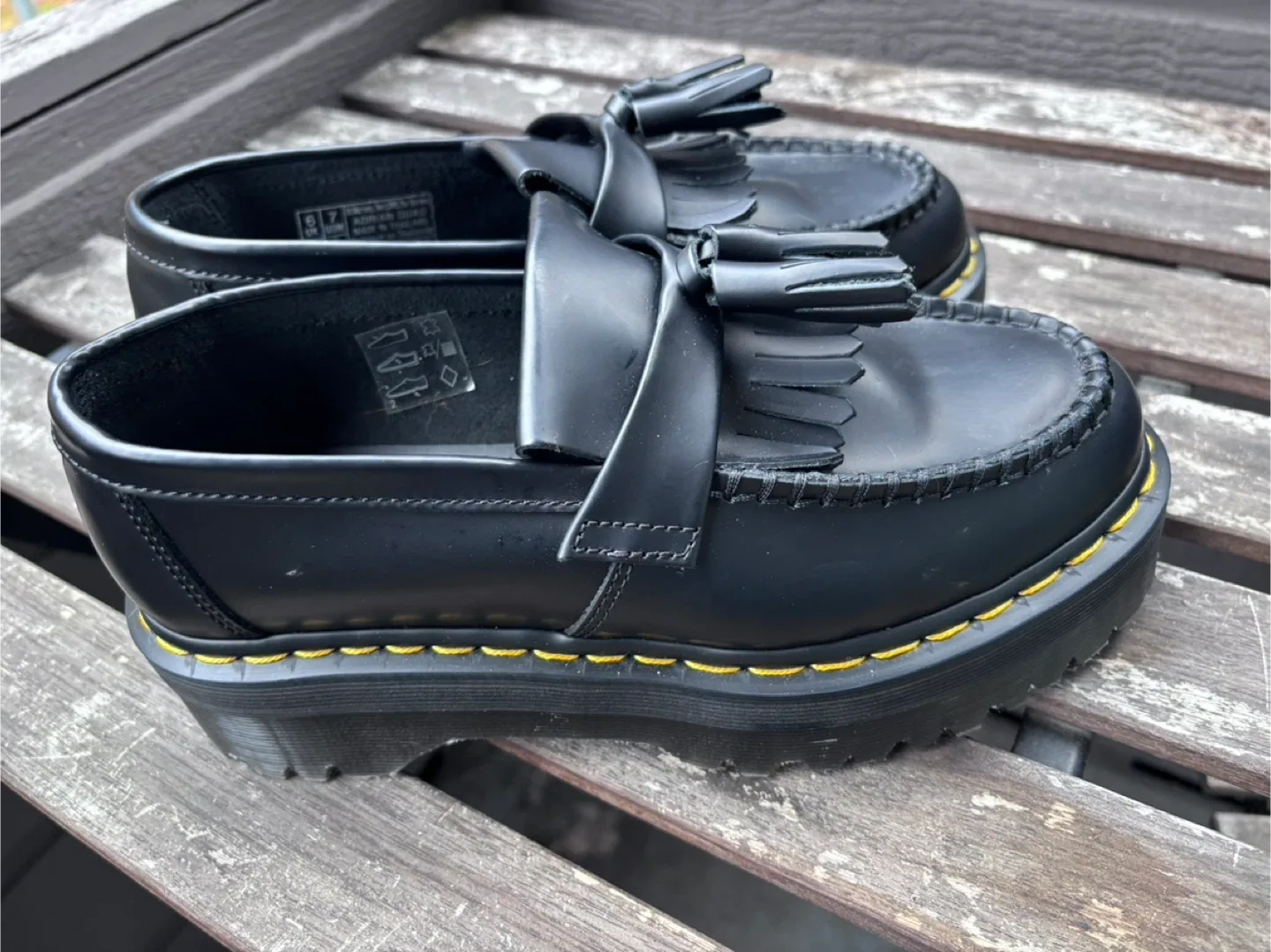 Dr. Martens Adrian Quad Loafers - Size USM 7 image indicator(4)