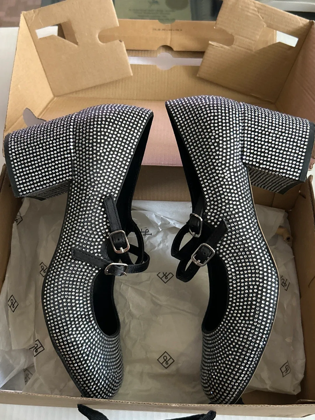 Call It Spring Vegan Rhinestone Mary Janes image indicator(3)