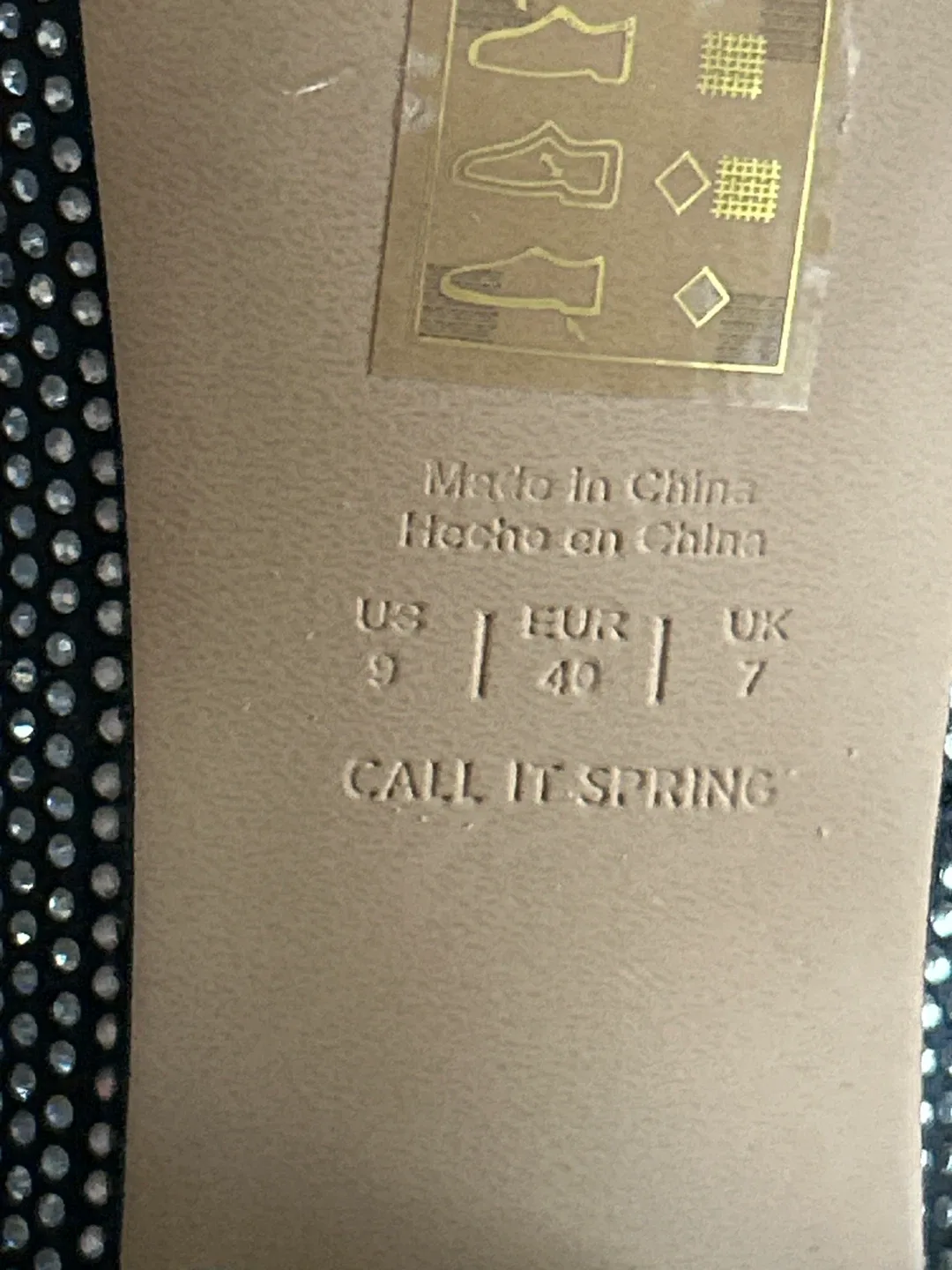 Call It Spring Vegan Rhinestone Mary Janes image indicator(8)