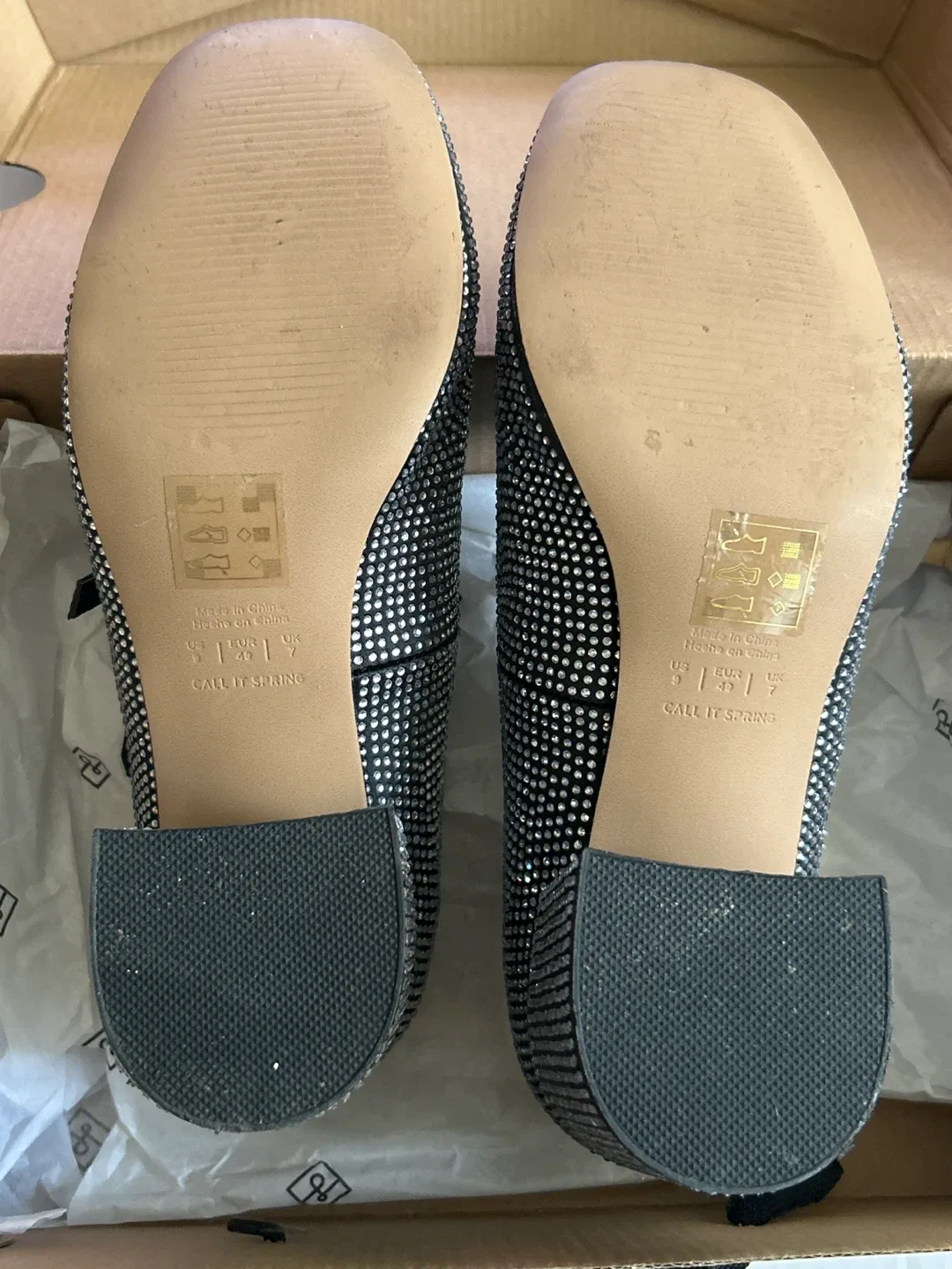 Call It Spring Vegan Rhinestone Mary Janes image indicator(9)