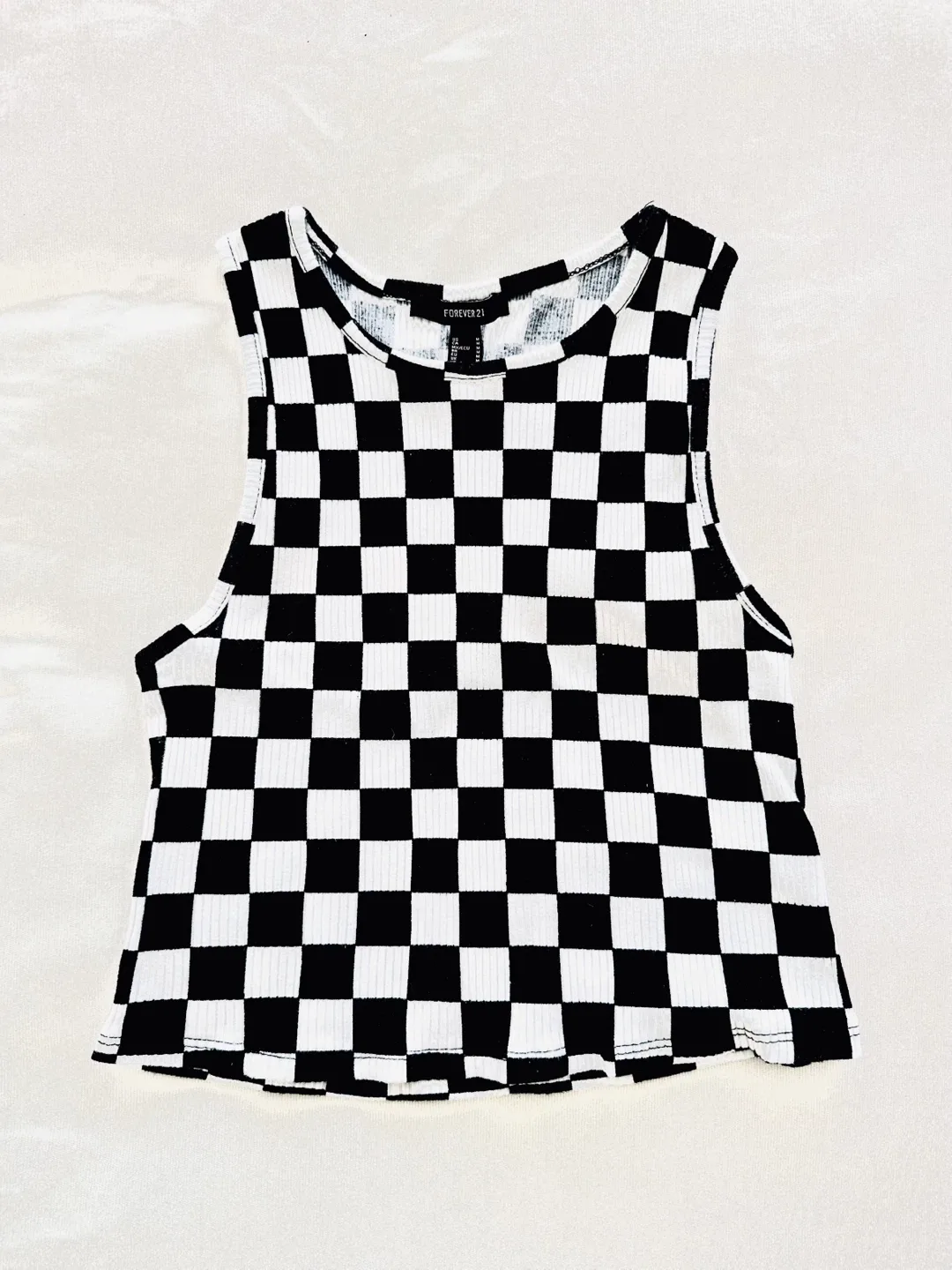 Forever 21 Checkered Tank Top image indicator(3)