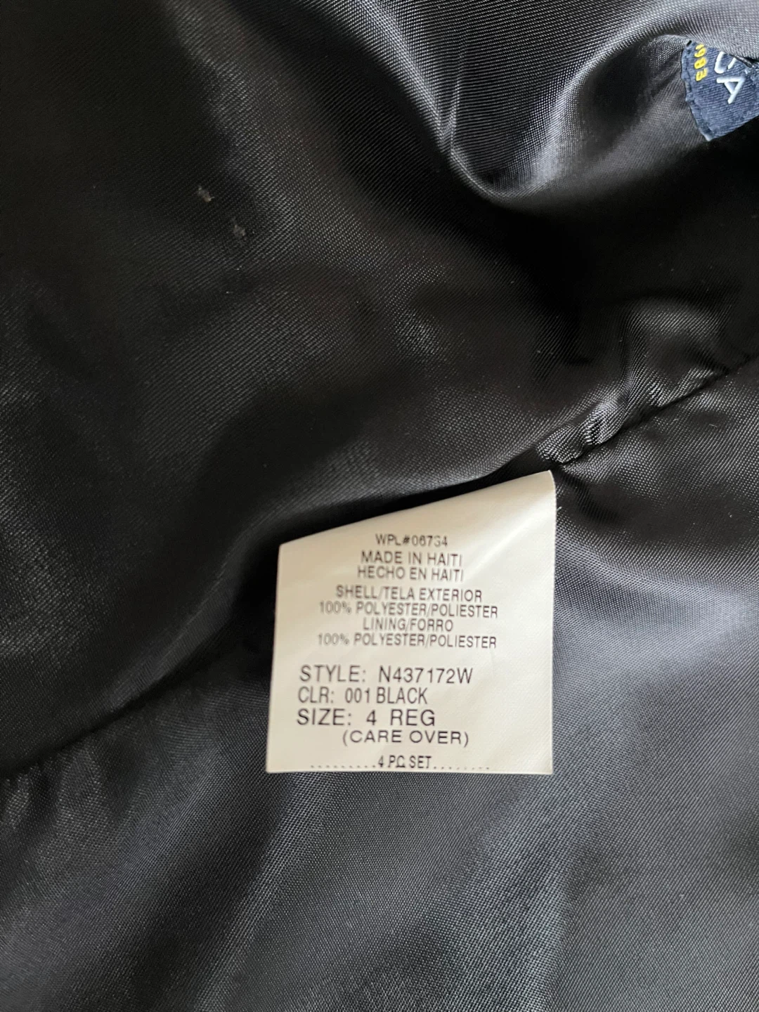 Kids Nautica Black Suit Jacket - Size 4 (New) - photo 3