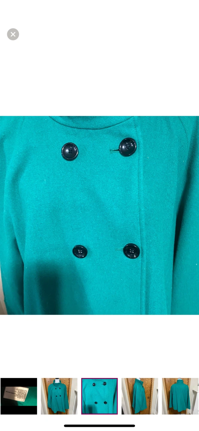Plus size green winter coat - photo 5