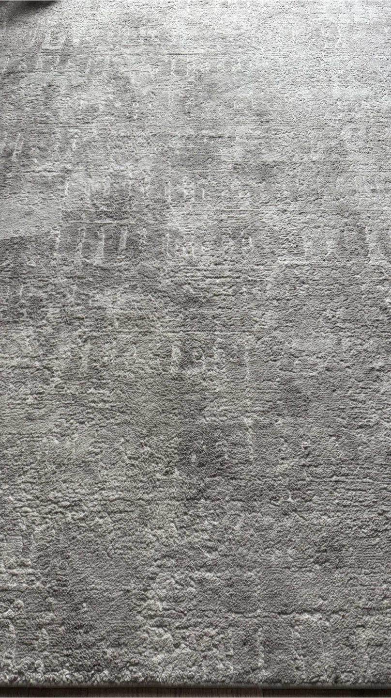 hometrends Grey Crosshatched Area Rug 5'3" x 7' - photo 4