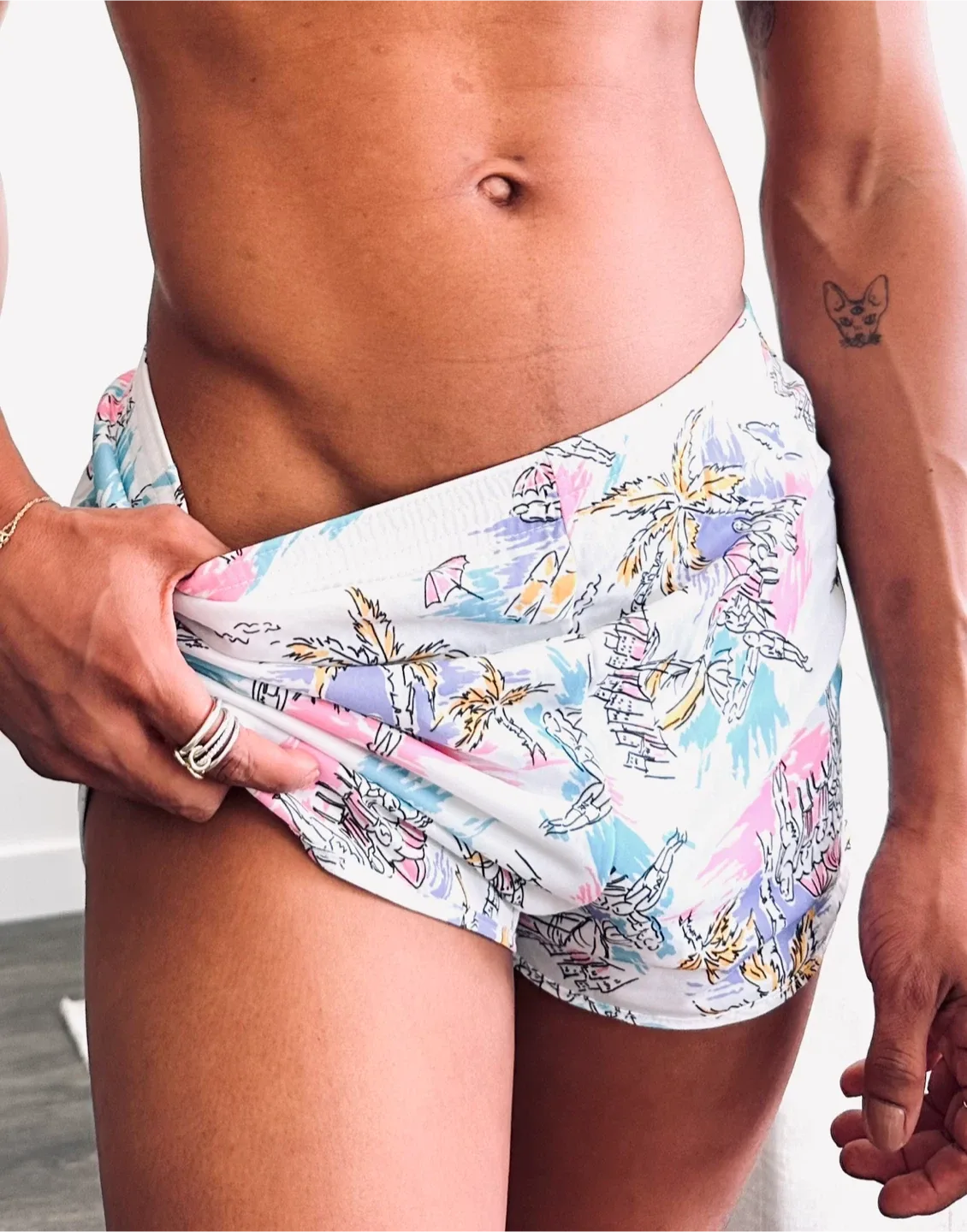 Tropical Print Shorts thumbnail