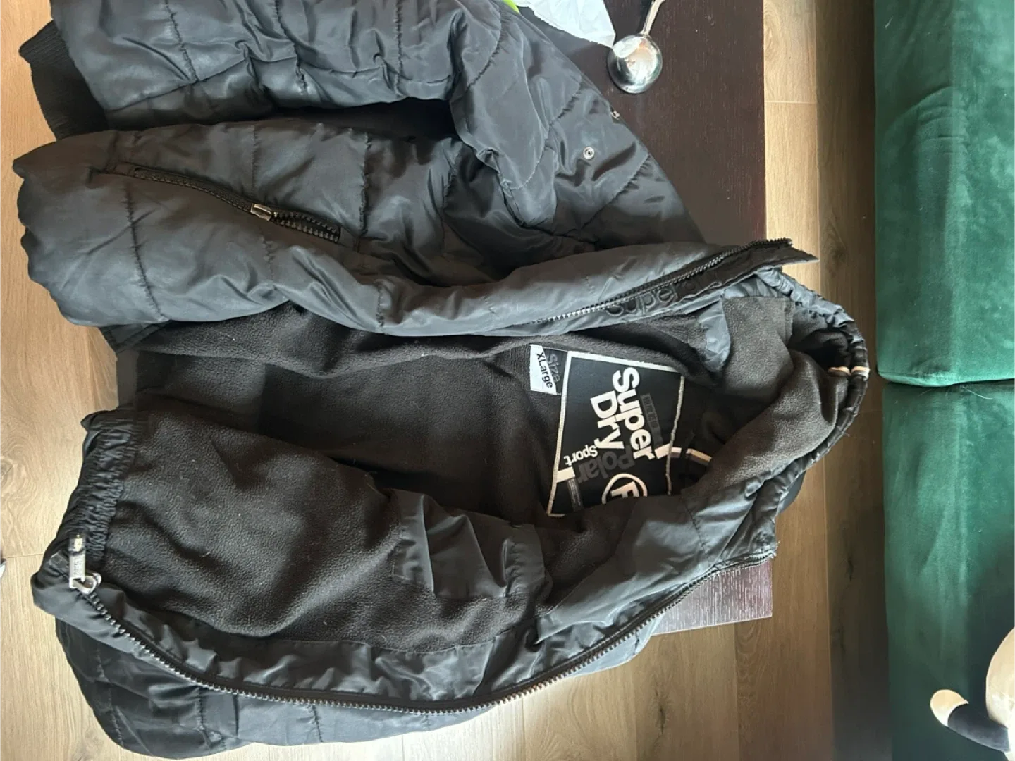 Superdry Black Puffer Jacket - XL image indicator(2)