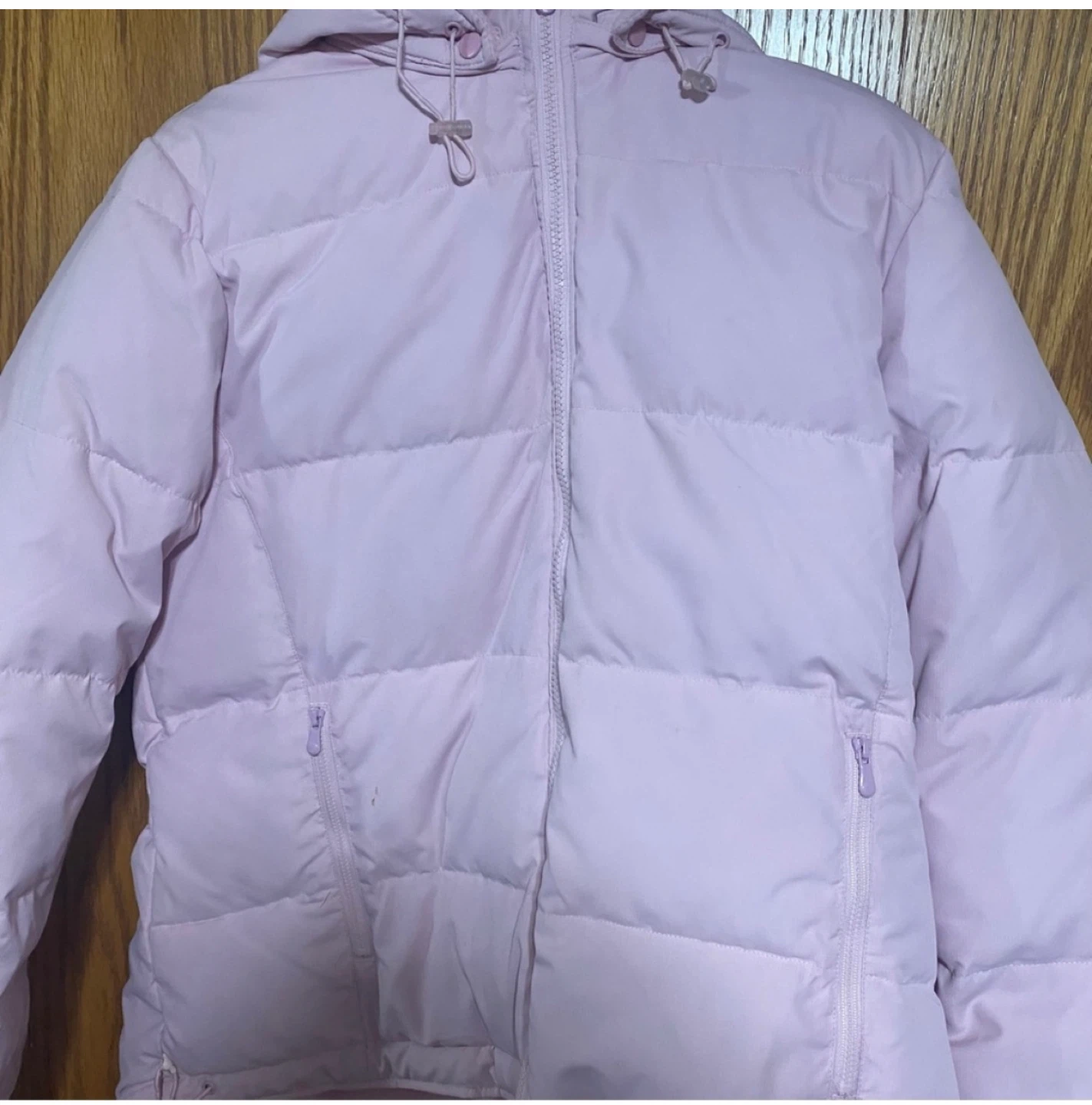Cute pink warm puffer jacket - photo 3